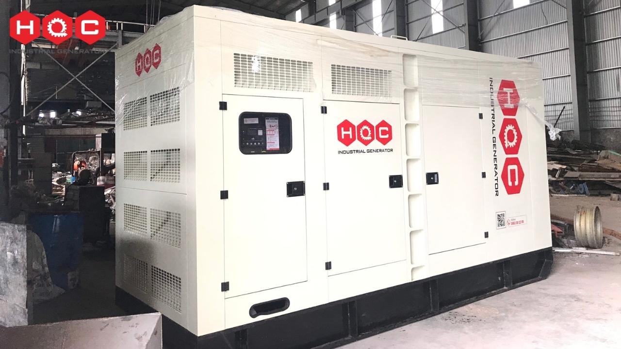 Máy phát điện Doosan 750 kVA cho nhà máy Thép Vạn Xuân tại Bắc Giang