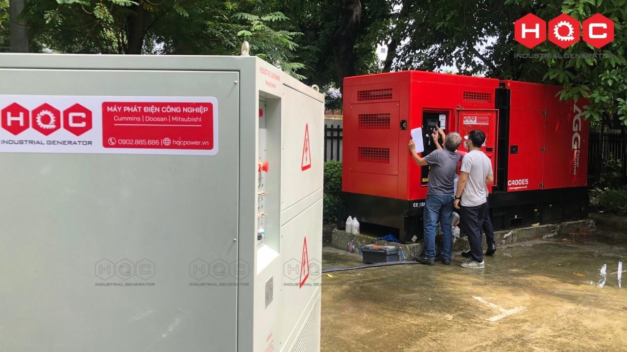 Máy phát điện Cummins Trung Quốc 360 kVA cho EVN tại Linh Đàm, Hà Nội