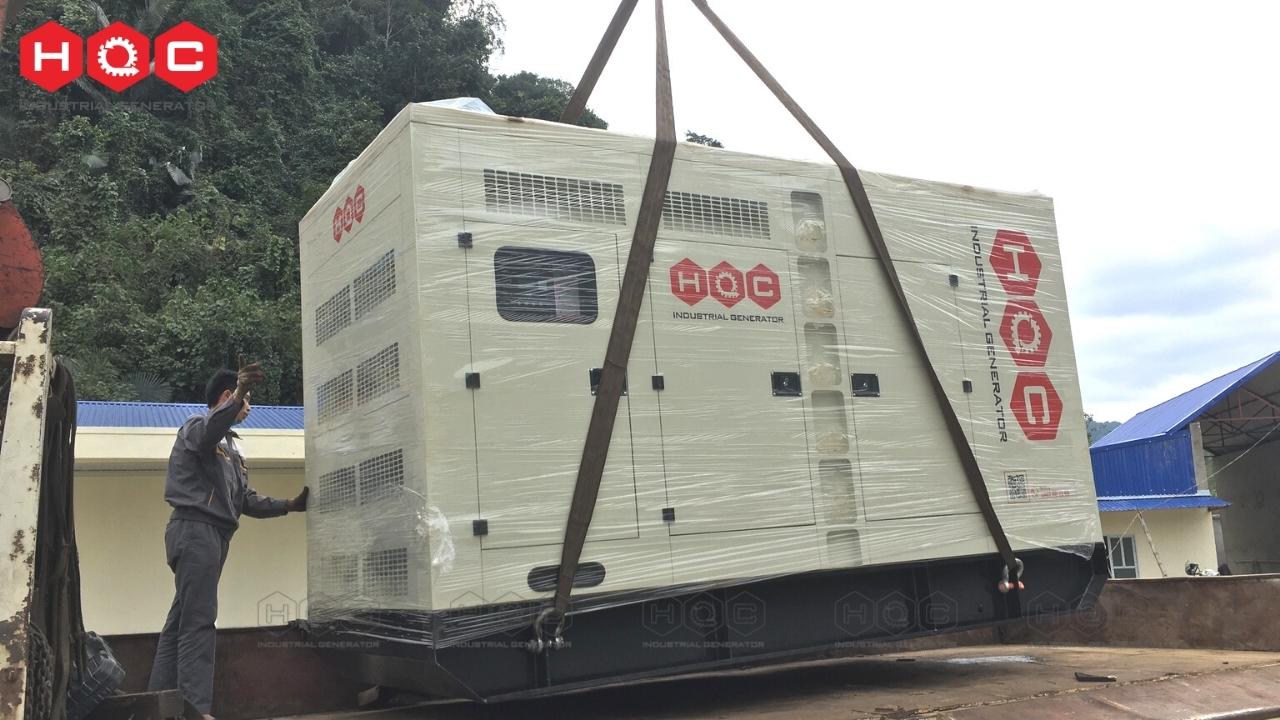 Máy phát điện Doosan 450 kVA cho trang trại heo tại Như Xuân, Thanh Hoá